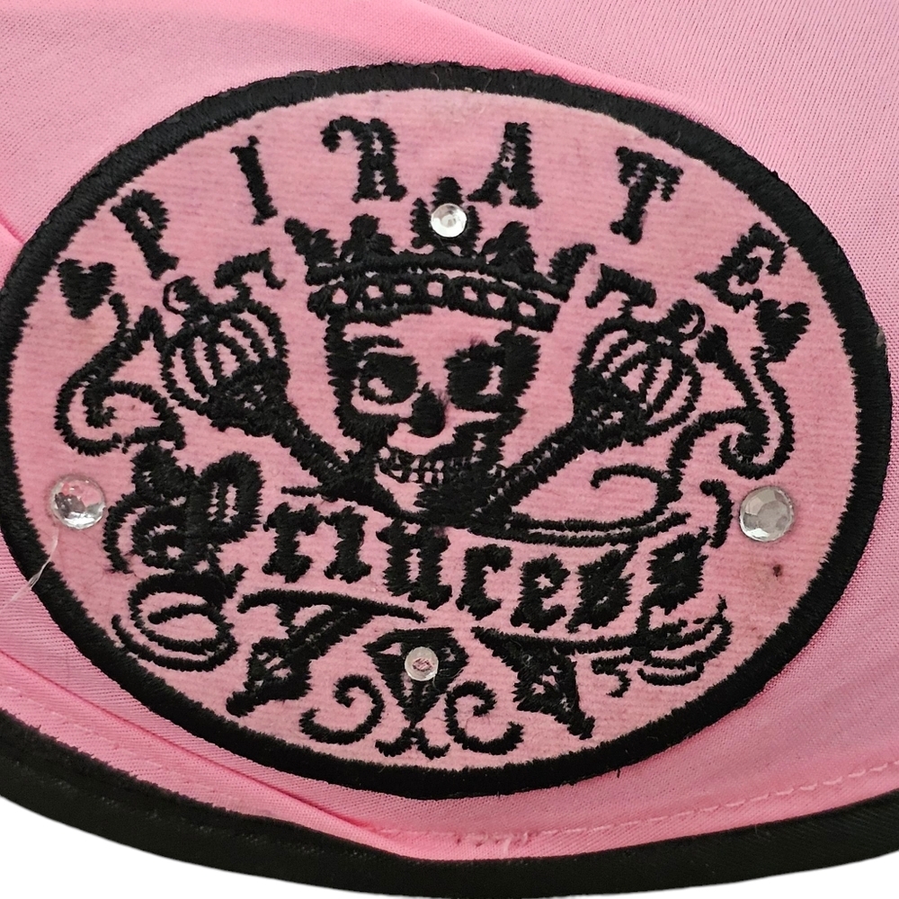 Pink and Black Kids Pirate Hat with Ears - Picture 2 of 7